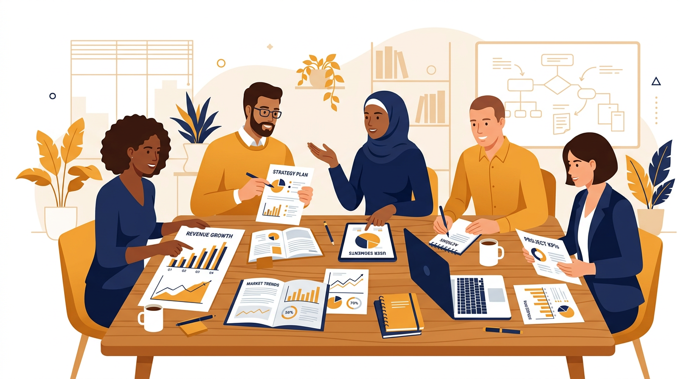 Business consulting team